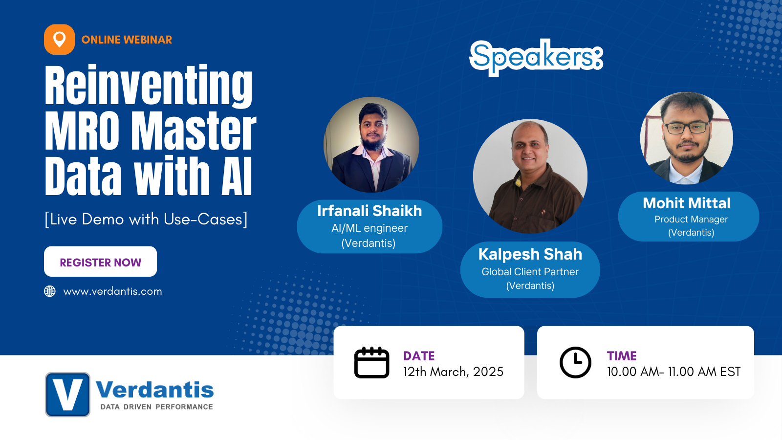 Reinventing MRO Master Data with AI [Live Demos with Use-Cases]